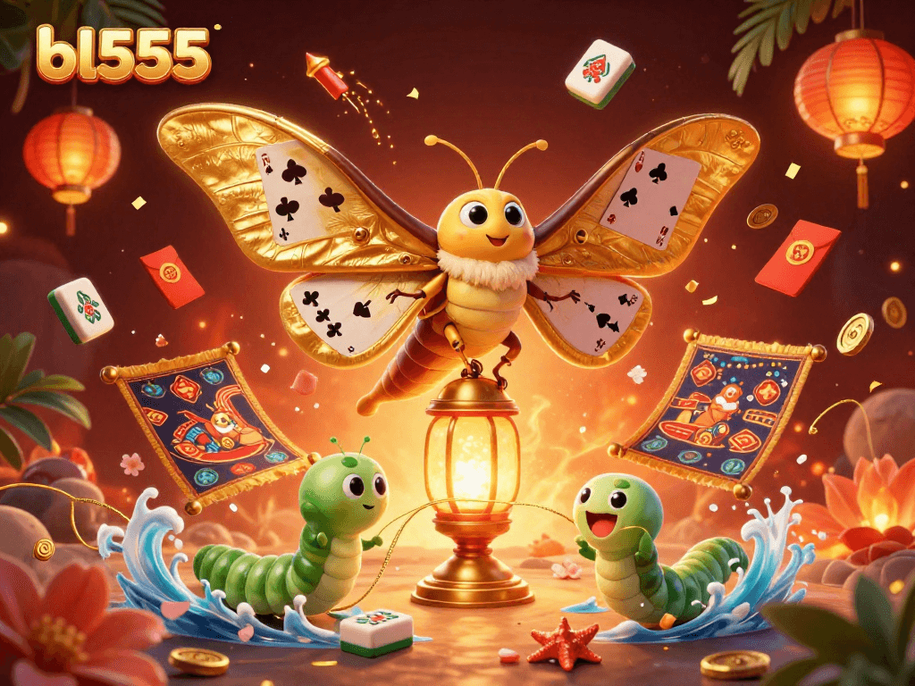 Experience big wins with bl555 in an ultra-detailed casino fantasy scene featuring magical elements.