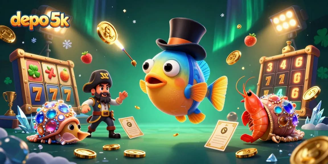 Menangkan permainan dengan depo 5k untuk slot gacor dan jackpot besar dengan deposit minimal.