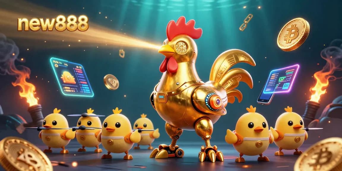 Engage with new888's thrilling casino adventure featuring vibrant characters and dynamic elements.
