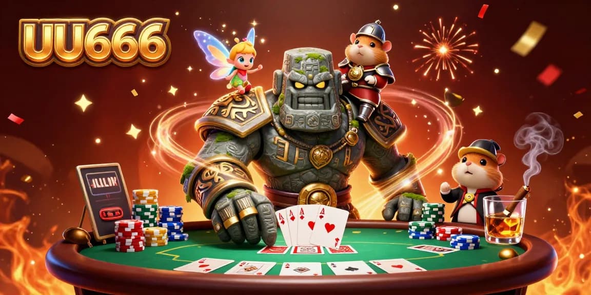 Experience the thrill of UU666 with vibrant casino characters bringing games to life.