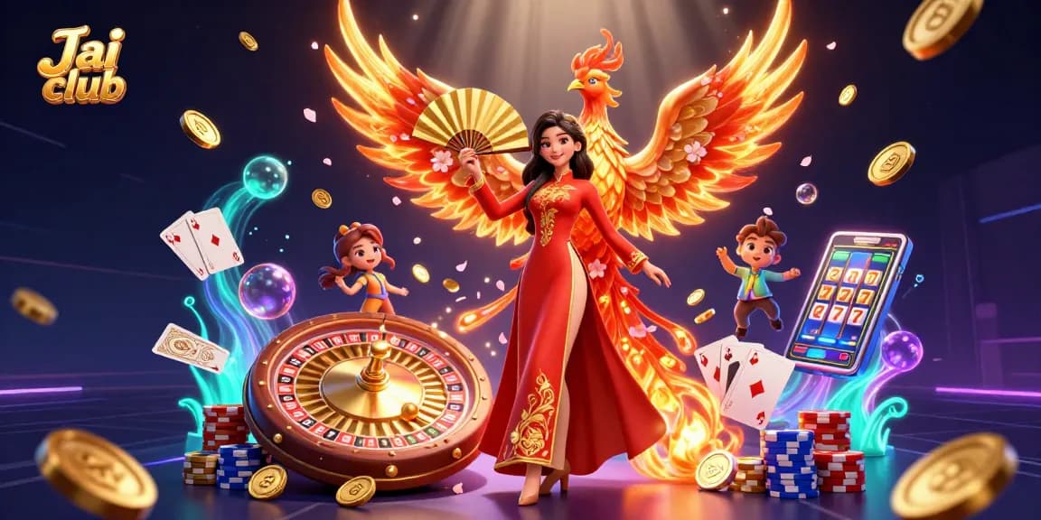 Experience winning at Jai club with thrilling gaming elements and vibrant 3D visuals.