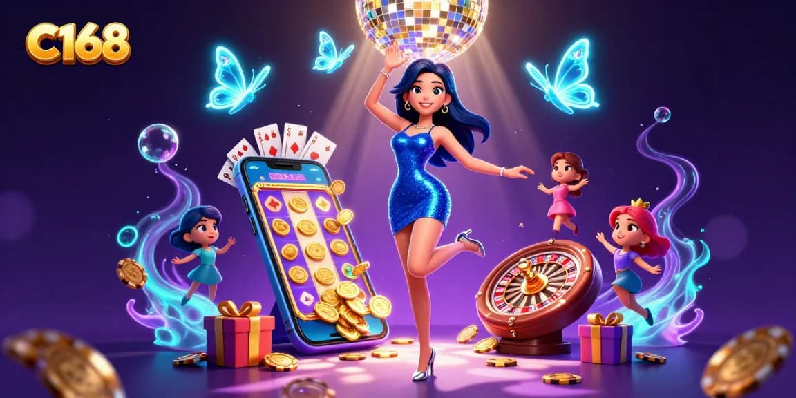 C168 players experience excitement with vibrant slot games and dynamic casino rewards.