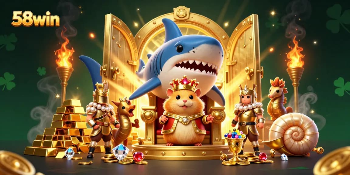 Experience thrilling gameplay at 58win with visuals of epic adventures in an imaginative casino realm.