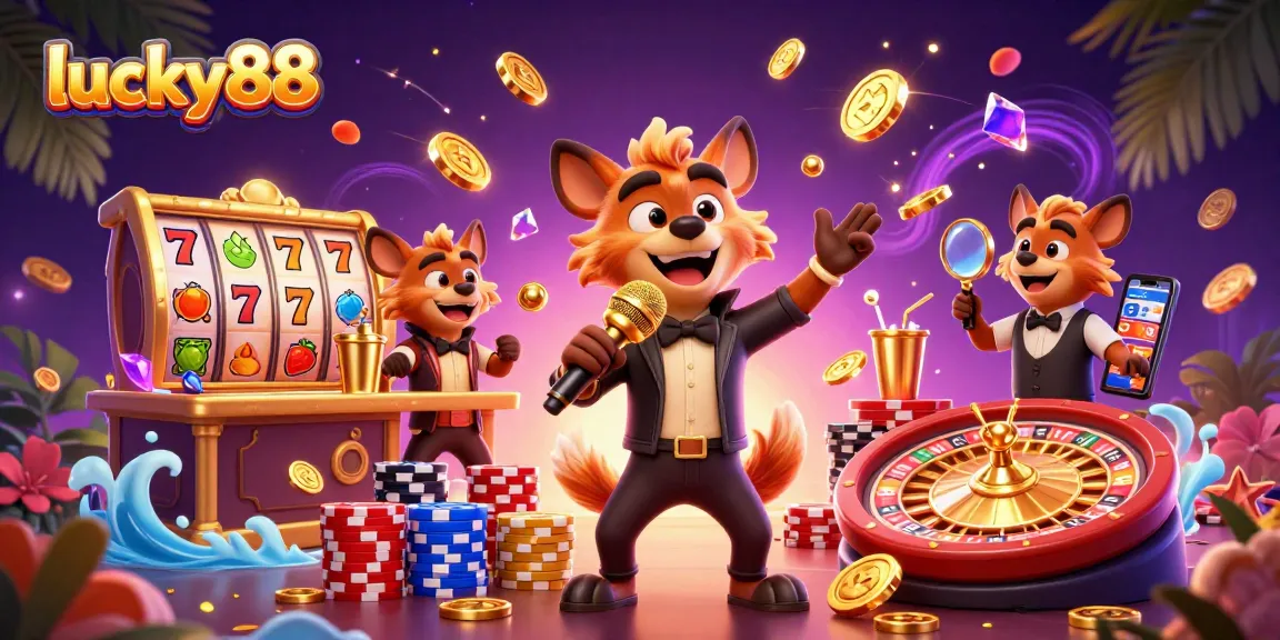 Experience excitement at a lucky88 comedy casino with hyenas, vibrant gameplay, and fun elements!