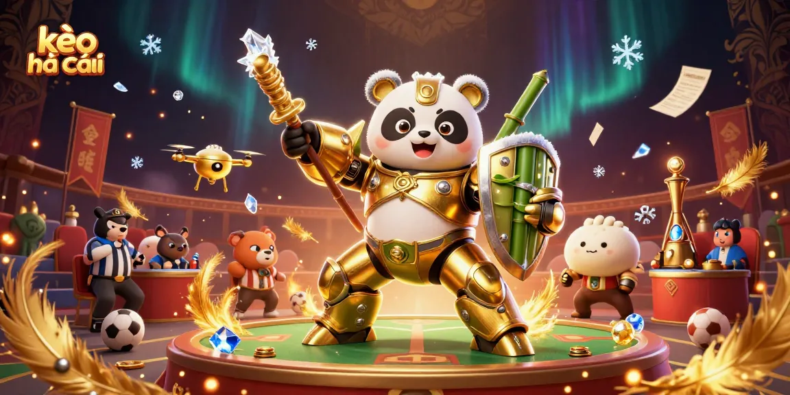 Experience thrilling sports betting with kèo nhà cái showcasing exciting gaming action and vibrant characters.