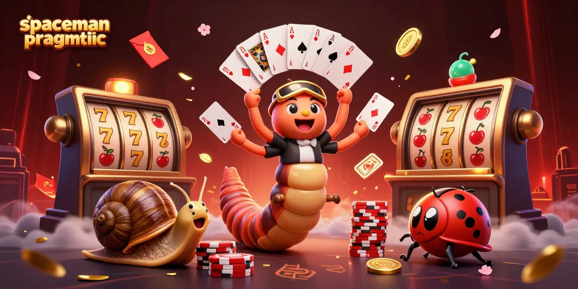Experience thrilling gameplay with Spaceman Pragmatic, featuring vibrant slot symbols and dynamic characters.