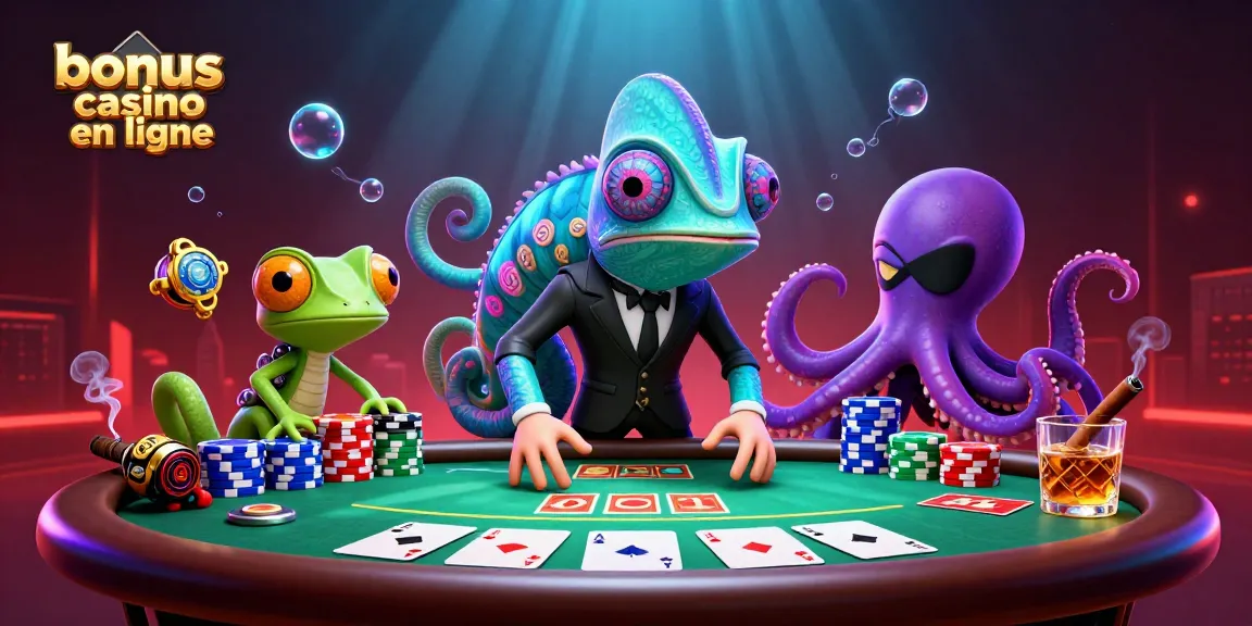 Découvrez un gameplay palpitant avec des personnages vibrants dans une scène de bonus casino en ligne.