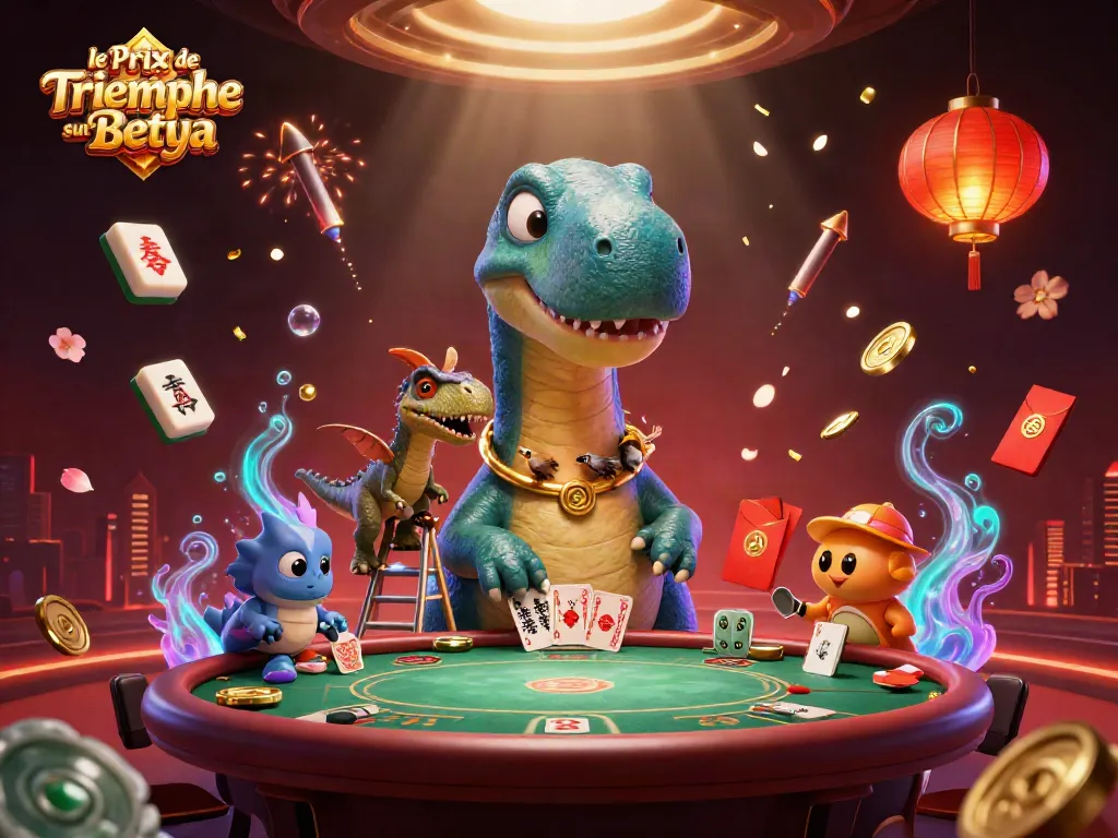 Bet on le Prix de l'Arc de Triomphe sur Betya with vibrant characters and rich casino elements.