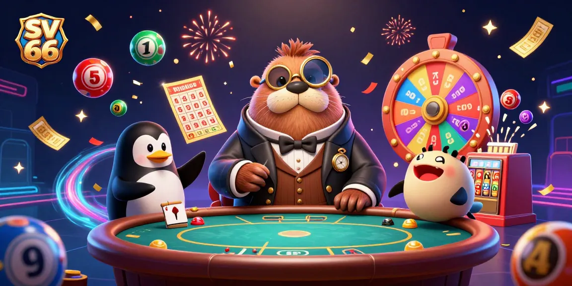 Experience thrilling gameplay with sv 66 at an underwater casino table featuring unique characters and vibrant elements.