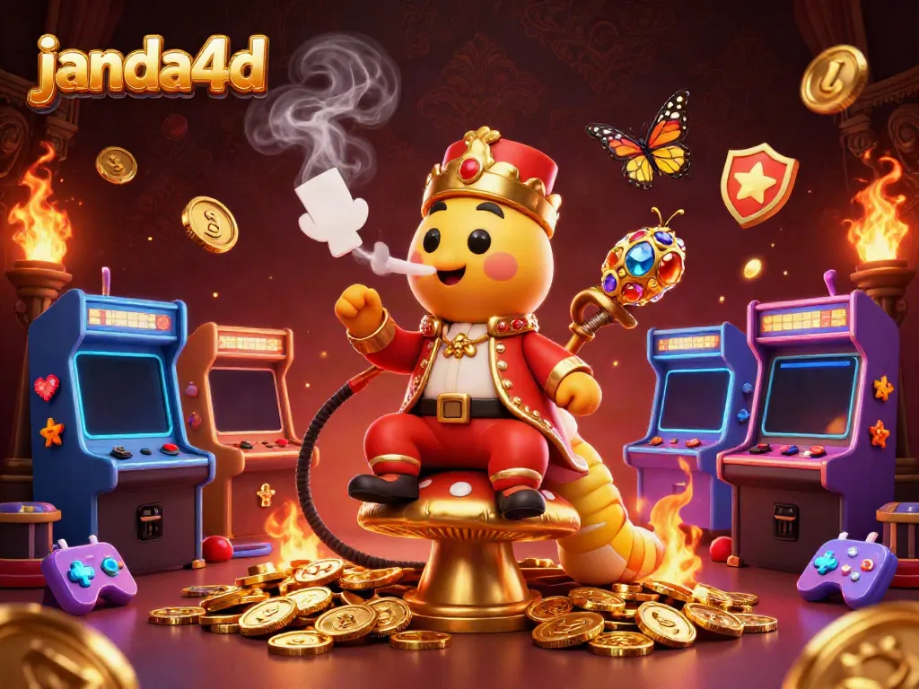 JANDA4D menampilkan pengalaman kasino yang menyenangkan dengan elemen permainan dan karakter unik.
