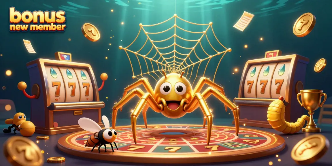 Win big with bonus new member offers at slot machines in a vibrant casino scene.