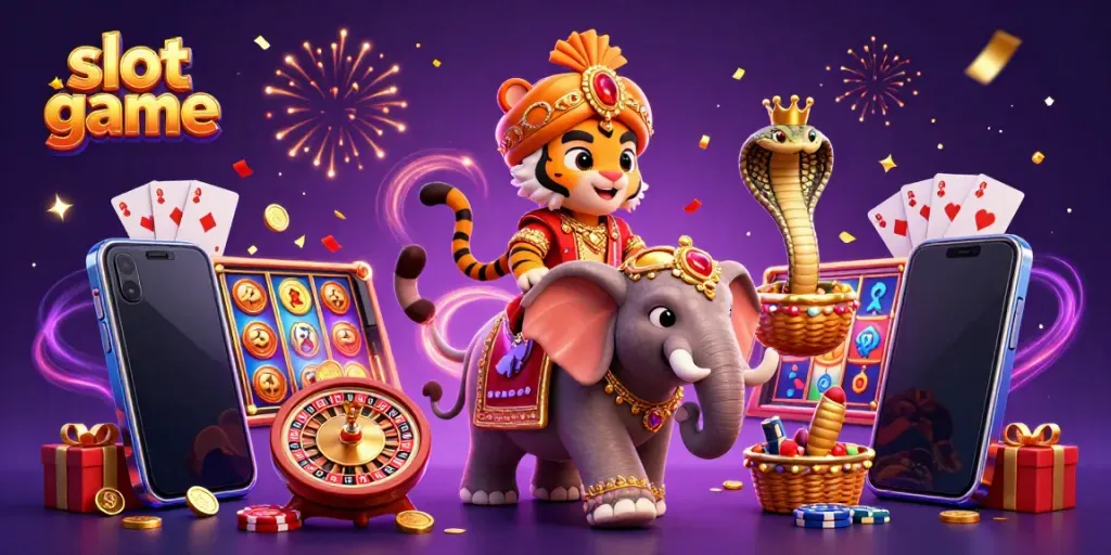 Menangkan slot game dengan karakter maharaja beruang dan gajah yang memukau.
