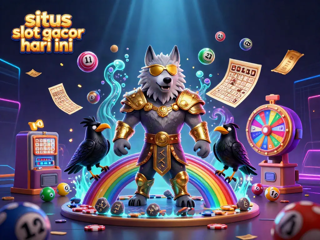Menangkan jackpot di situs slot gacor hari ini dengan Odin dan dua burung gagak di jembatan chip kasino.