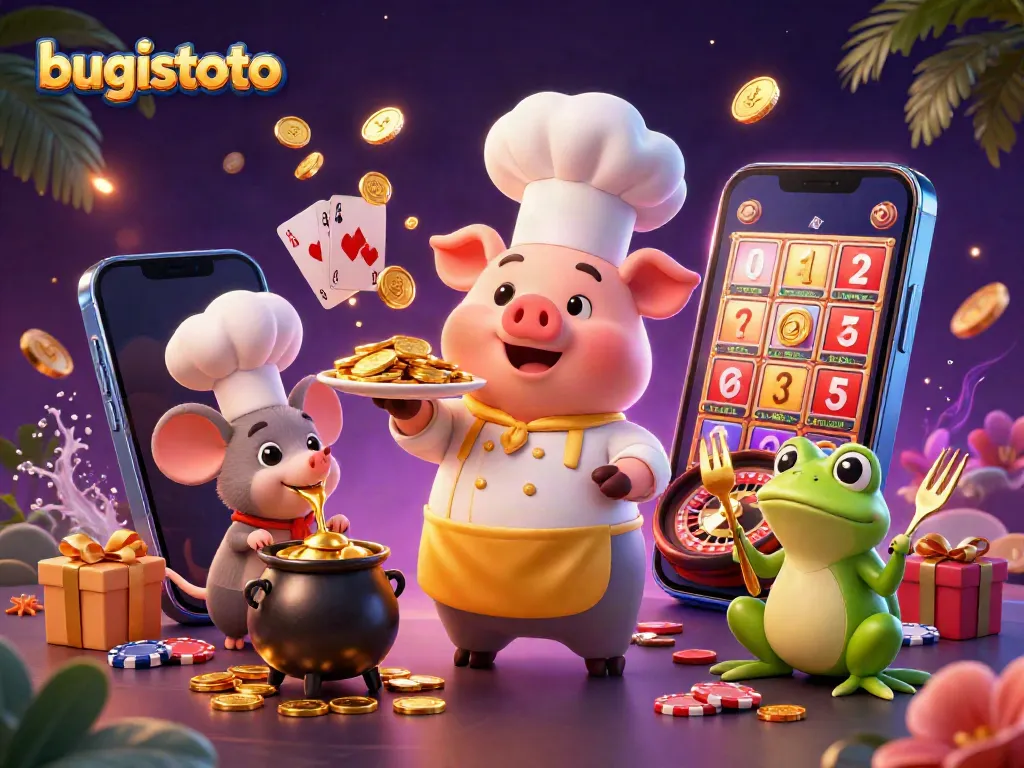 Experience thrilling gameplay in the bugistoto lottery with vibrant characters and dynamic elements.