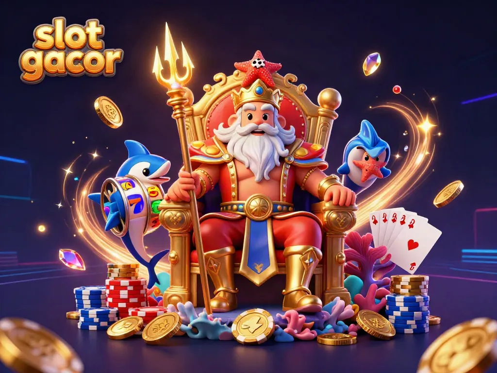 Engage in immersive slot gacor action with vibrant characters and dynamic casino elements.