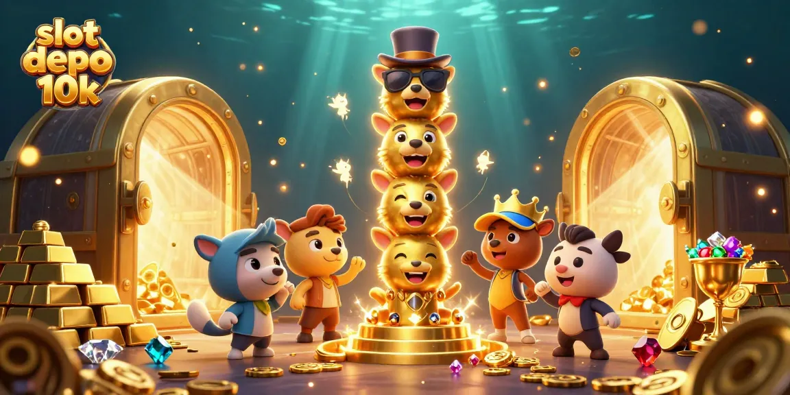 Spin and win big with slot depo 10k's dazzling golden treasures and vibrant symbols!