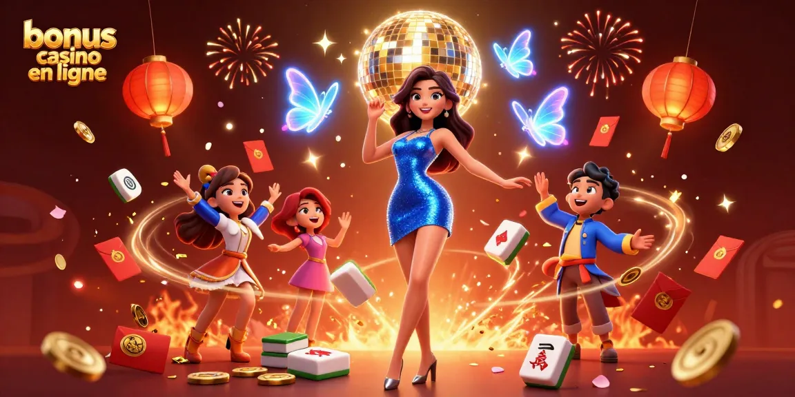 Experience exciting gaming with bonus casino en ligne in a vibrant 3D casino scene packed with action.
