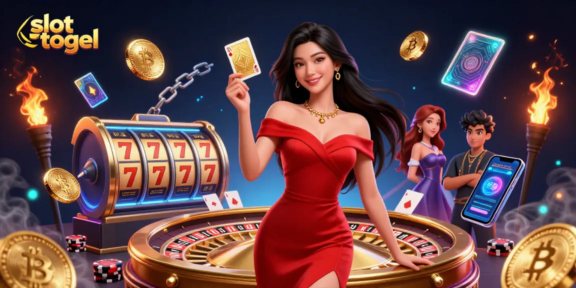 Experience the thrill of slot togel with engaging visuals and detailed casino elements.