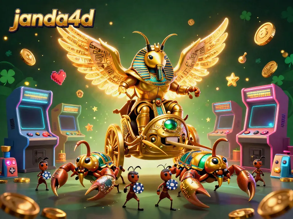 Janda4D menghadirkan permainan menarik dengan karakter unik dalam ilustrasi kasino digital.