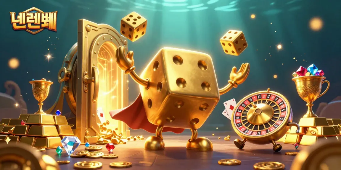 Experience winning strategies at 텐텐벳 with colorful 3D casino gaming elements and vibrant characters.