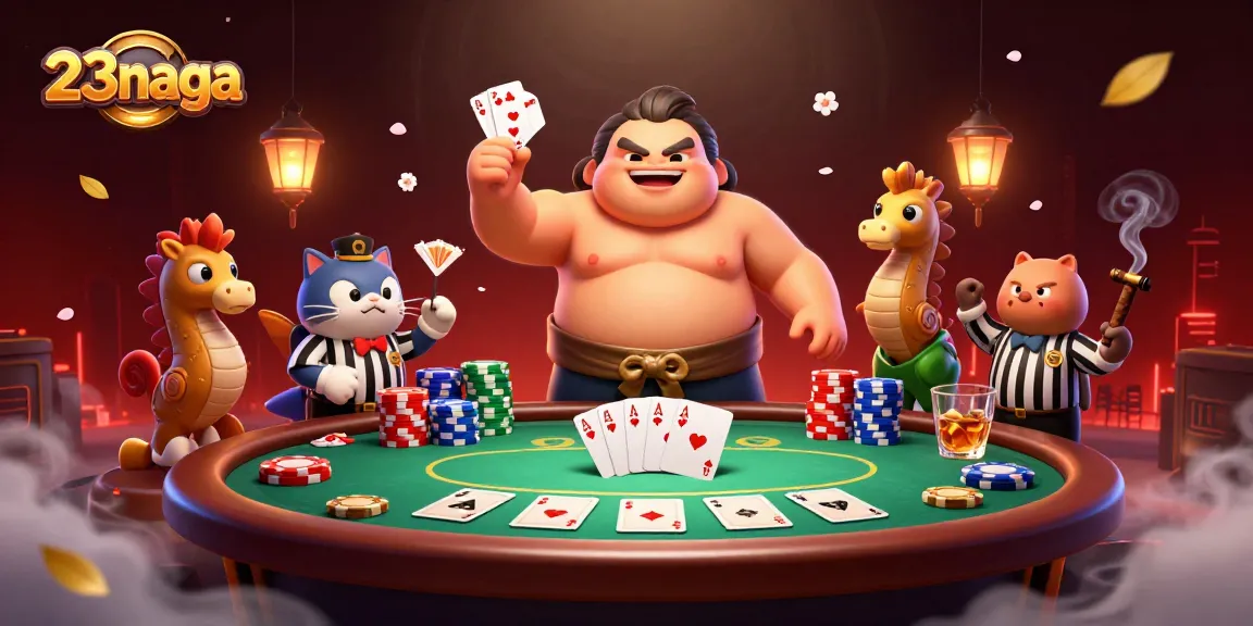 Experience exciting gameplay at 23naga with colorful poker scenes featuring vibrant characters.
