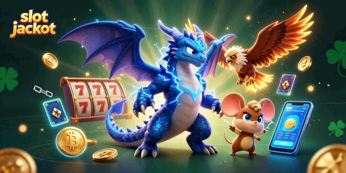 Slot jackpot mengisi suasana permainan dengan naga dan elemen permainan yang menarik.