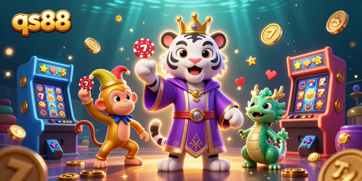 Engage with qs88's immersive casino gaming experience featuring captivating characters and dynamic elements.