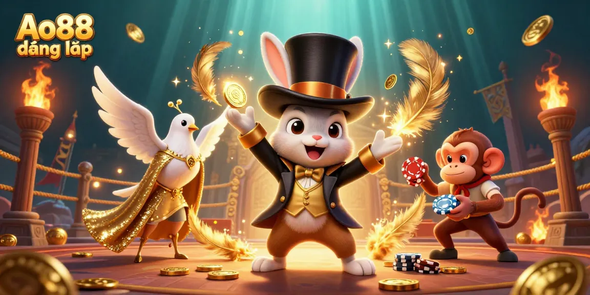 Engage with Ao88 đăng nhập to enjoy a thrilling experience of online gambling with vibrant characters and casino fun.