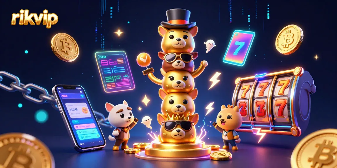 Engage with exciting winning opportunities at rikvip featuring vibrant casino visuals and innovative crypto elements.