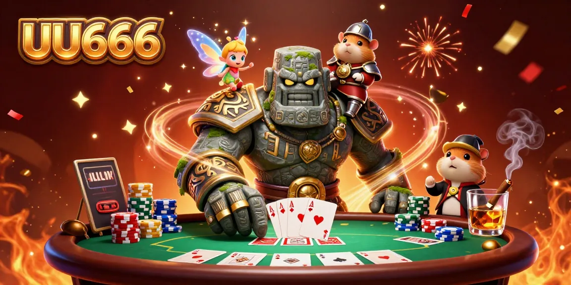 Experience the thrill of UU666 with vibrant casino characters bringing games to life.