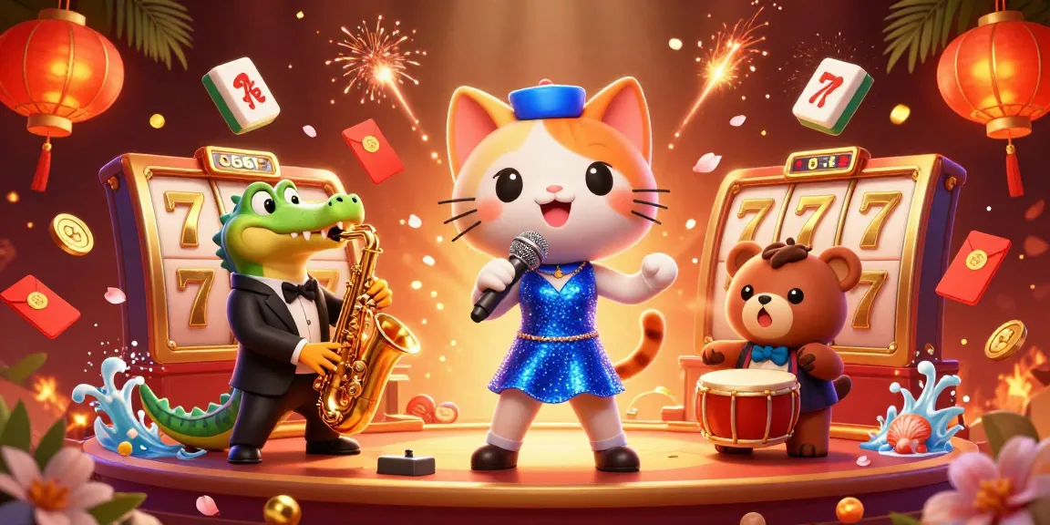 Experience the vibrant gaming action at 666F with an engaging casino scene featuring unique characters and elements.