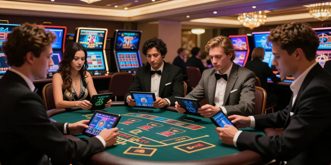Engaging gambling atmosphere at https://78winnh.net/ with diverse players enjoying online casino games in a luxurious virtual setting.