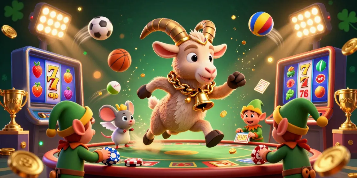 Engage with exciting slot777 games and witness festive chaos in a vibrant casino scene.