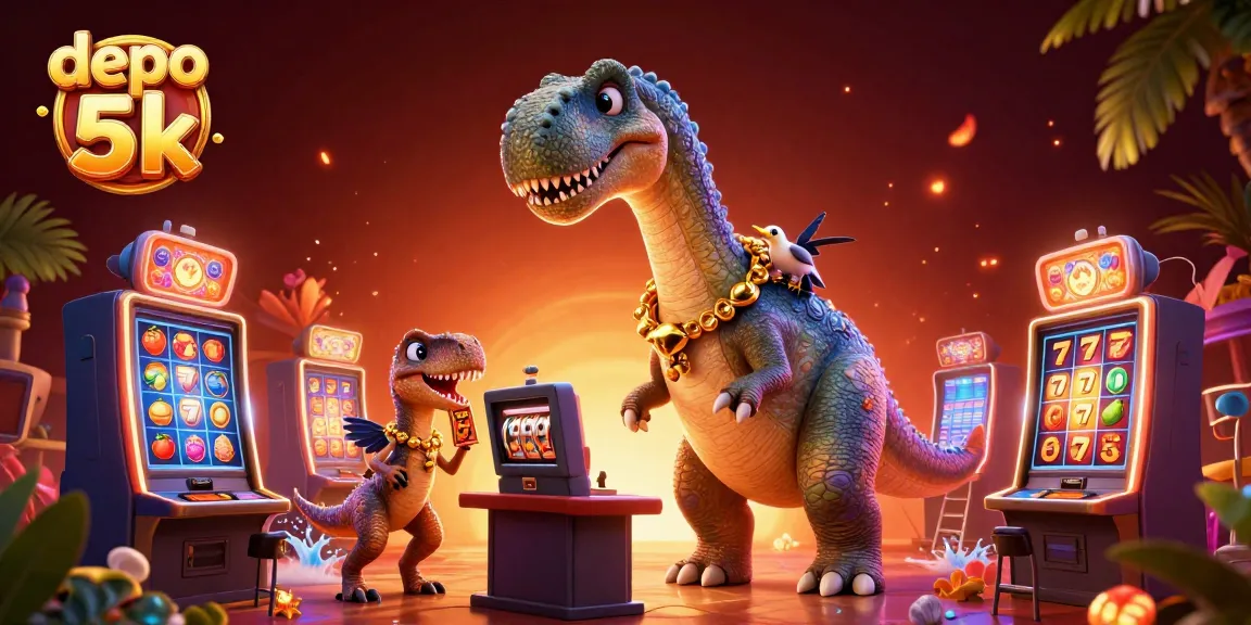 Experience the thrill of depo 5k slots with vibrant, dynamic characters and jackpot excitement.
